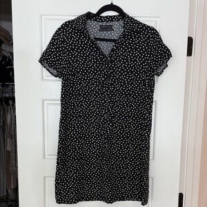 Urban Outfitters Black and White Polka Dot Dress